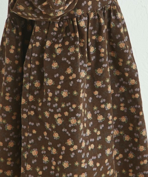 pairmanon（ペアマノン）の「総柄 長袖 リラックス ワンピース（ワンピース・キッズ・アイボリー/グレー系その他/ブラウン系その他/ブラック系その他/ブルー/ピンク/レッド系その他/パープル系その他/ドット/ラベンダー・100/110/120/130/140/150/90）」の19枚目の写真