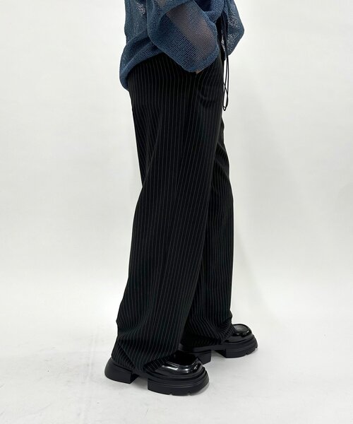 WHO'S WHO gallery（フーズフーギャラリー）の「オーサムスラックスパンツ（スラックス・レディース・ブラック/ネイビー/ブラック系その他/グレー・FREE）」の18枚目の写真