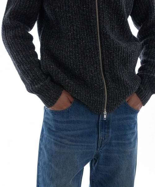 URBAN RESEARCH（アーバンリサーチ）の「new basic シルクネップドライバーズニット（ニット/セーター・メンズ・チャコールグレー/ネイビー・MEDIUM/LARGE）」の4枚目の写真