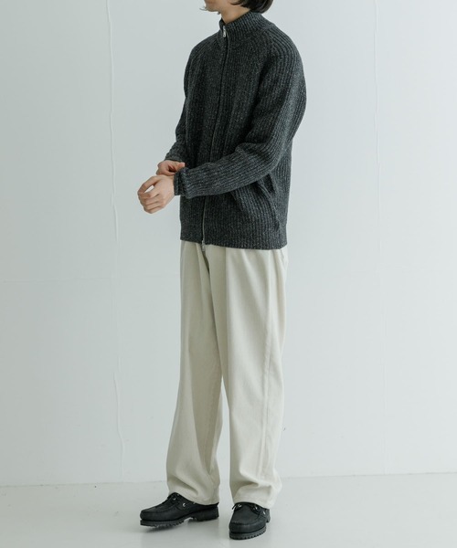 URBAN RESEARCH（アーバンリサーチ）の「new basic シルクネップドライバーズニット（ニット/セーター・メンズ・チャコールグレー/ネイビー・MEDIUM/LARGE）」の10枚目の写真