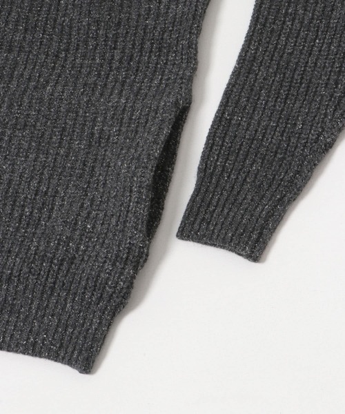 URBAN RESEARCH（アーバンリサーチ）の「new basic シルクネップドライバーズニット（ニット/セーター・メンズ・チャコールグレー/ネイビー・MEDIUM/LARGE）」の20枚目の写真
