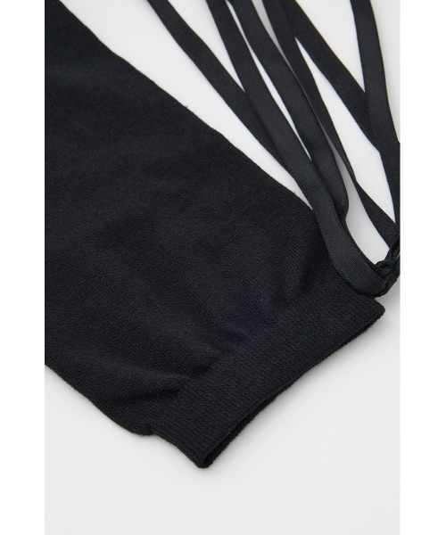 rienda（リエンダ）の「ニュアンスリボンソックス（ソックス/靴下・レディース・ブラック・FREE）」の5枚目の写真