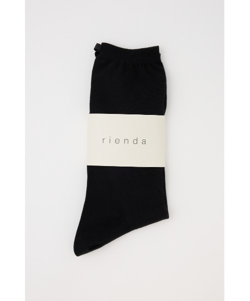 rienda（リエンダ）の「ニュアンスリボンソックス（ソックス/靴下・レディース・ブラック・FREE）」の7枚目の写真