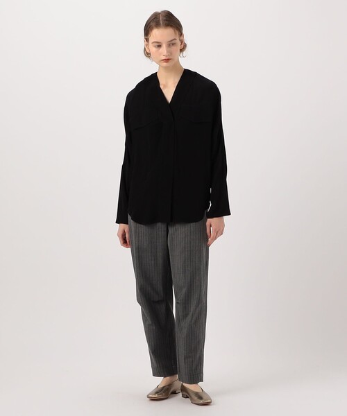 TELA（テラ）の「TELA DISCO/GESS シャドーストライプパンツ（その他パンツ・レディース・グレー系その他2・42）」の2枚目の写真