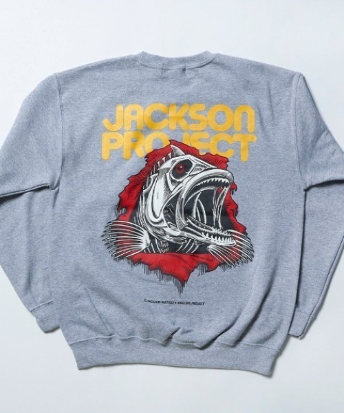 【セール】【JACKSON MATISSE/ジャクソンマティス】RIPPER CREW SWEAT ワンポイント バックプリント スウェット トレーナー（スウェット）｜JACKSON MATISSE（ジャクソンマティス）