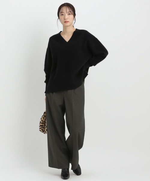 Andemiu(アンデミュウ)の「【LサイズWEB限定】タックワイドパンツ202647(スラックス・レディース・チャコールグレー/ブラック/ベージュ・SMALL/MEDIUM/LARGE)」の20枚目の写真