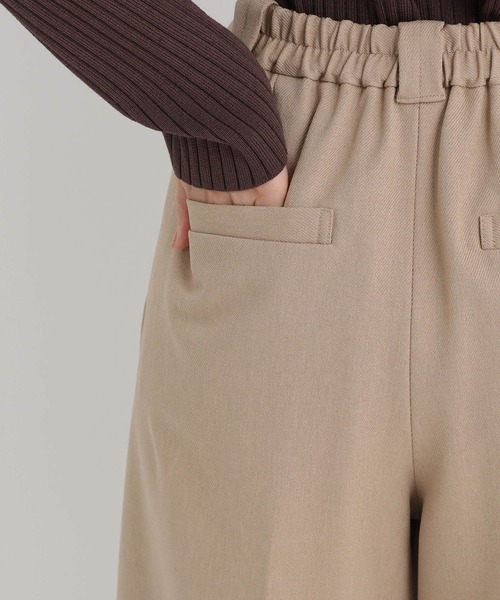 Andemiu（アンデミュウ）の「【LサイズWEB限定】タックワイドパンツ