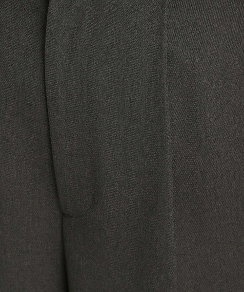 Andemiu(アンデミュウ)の「【LサイズWEB限定】タックワイドパンツ202647(スラックス・レディース・チャコールグレー/ブラック/ベージュ・SMALL/MEDIUM/LARGE)」の4枚目の写真