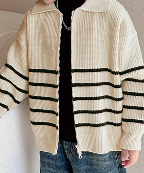 ｼﾞｯﾌﾟｱｯﾌﾟ衿ｶｰﾃﾞｨｶﾞﾝ（カーディガン/ボレロ）｜ALBERO PITTI（アルベロ  