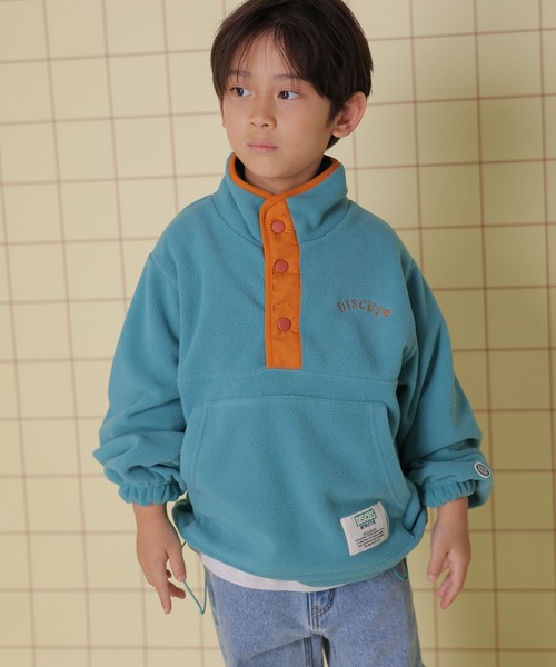 LEPSIM(レプシィム)の「【KIDS】【DISCUS/ディスカス】配色プルオーバー 131518(Tシャツ/カットソー・レディース・ライトグリーン/オレンジ/ライトパープル/グレー・130)」の5枚目の写真