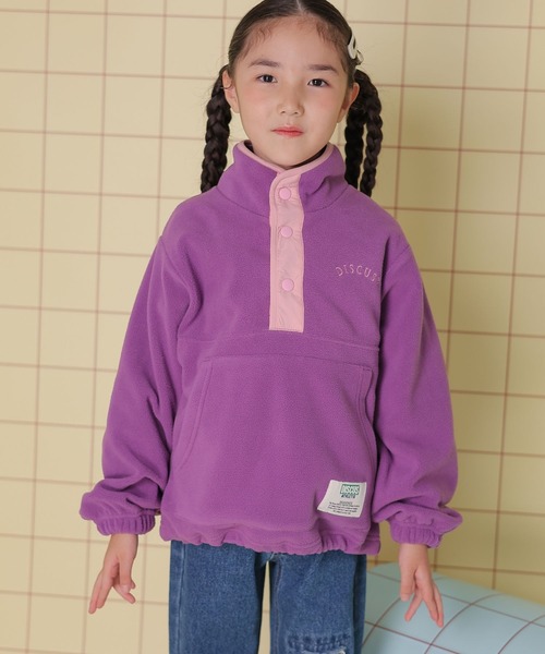 LEPSIM(レプシィム)の「【KIDS】【DISCUS/ディスカス】配色プルオーバー 131518(Tシャツ/カットソー・レディース・ライトグリーン/オレンジ/ライトパープル/グレー・130)」の10枚目の写真