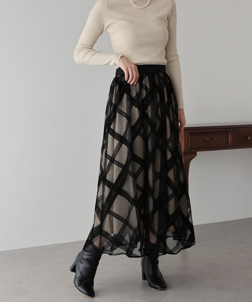 Wear Moi フロッキーチュール トップス スカートセット