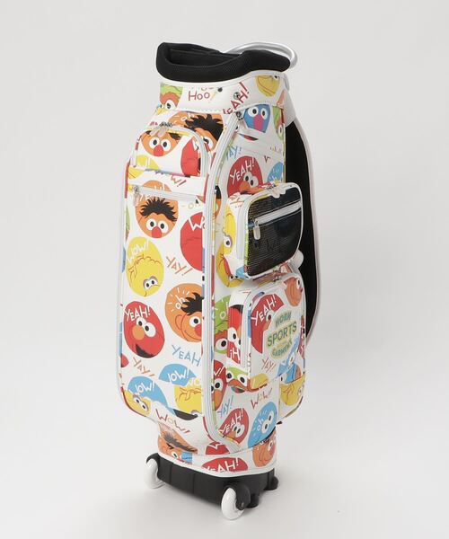 ホーンガーメント　HORNGARMENT セサミストリート　キャディバッグ ホーンガーメント HO 【セサミストリート】キャスター付きキャディー
