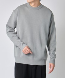 【STUDIOUS×UNITED TOKYO】 SIGNATURE CREW NECK KNIT/洗える/形態安定