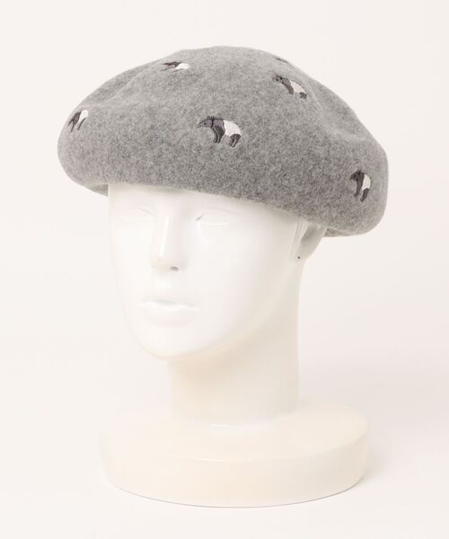 Sense of Grace（センスオブグレース）の「Sense of Grace/センスオブグレイス　RICAMO BERET JOY（ハンチング/ベレー帽・メンズ・ブラック/アイボリー/グレー/モスグリーン/マスタード・FREE）」の3枚目の写真