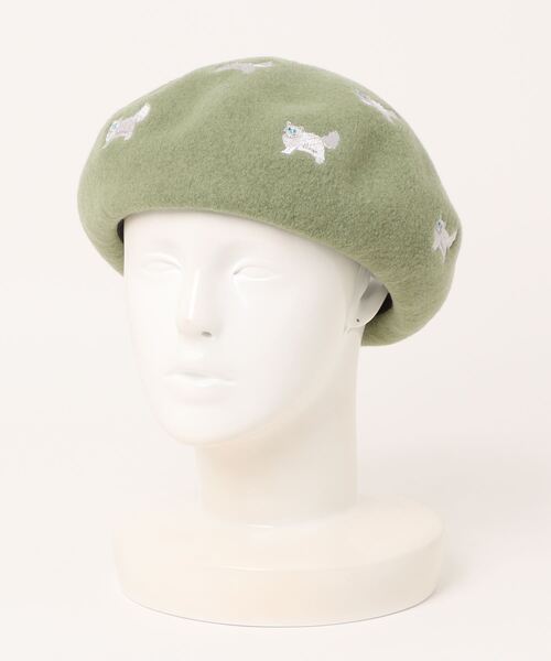 Sense of Grace（センスオブグレース）の「Sense of Grace/センスオブグレイス　RICAMO BERET JOY（ハンチング/ベレー帽・メンズ・ブラック/アイボリー/グレー/モスグリーン/マスタード・FREE）」の4枚目の写真