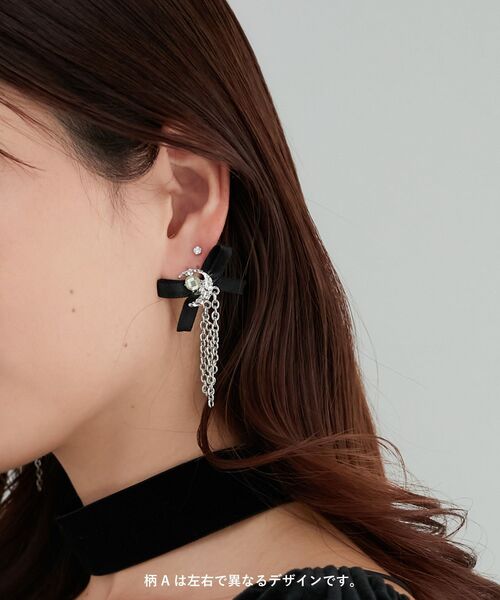 MAJESTIC LEGON（マジェスティックレゴン）の「リボンモチーフイヤリング（イヤリング・レディース・A/B・FREE）」の3枚目の写真