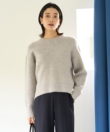 【WEB&一部店舗限定】へアリースウェット クルーネックニット