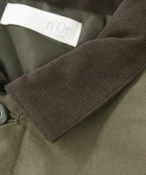 『裏キルティングジャケット』（ミリタリージャケット）｜n'OrLABEL（ノアールレーベル）