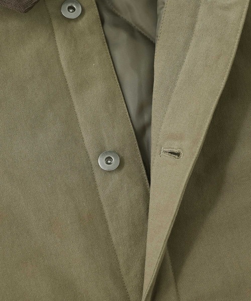 『裏キルティングジャケット』（ミリタリージャケット）｜n'OrLABEL（ノアールレーベル）