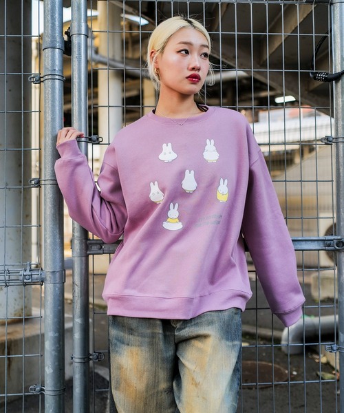 Miffy( ミッフィー)の「【miffy/ミッフィー】Dick Bruna ディック・ブルーナ オリジナルデザイン 裏起毛クルーネックスウェット(スウェット・メンズ・ブラック系その他2/ピンク系その他/ホワイト系その他/ベージュ系その他2・X-LARGE/LARGE/MEDIUM)」の13枚目の写真
