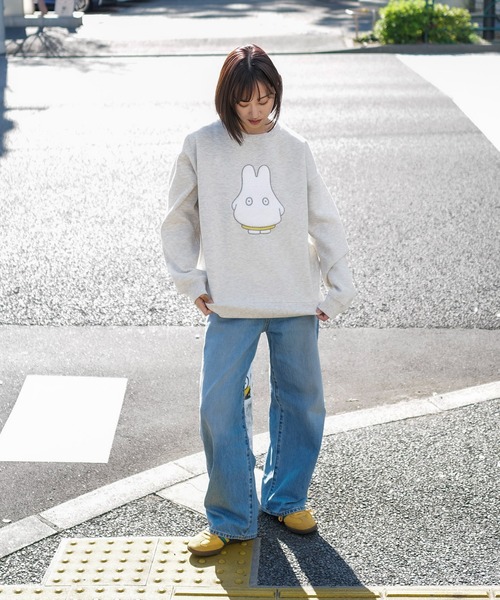 Miffy( ミッフィー)の「【miffy/ミッフィー】Dick Bruna ディック・ブルーナ オリジナルデザイン 裏起毛クルーネックスウェット(スウェット・メンズ・ブラック系その他2/ピンク系その他/ホワイト系その他/ベージュ系その他2・X-LARGE/LARGE/MEDIUM)」の21枚目の写真