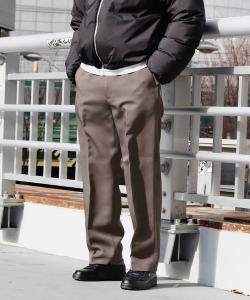 【セール】【BAL × FARAH / バル × ファーラー】WOOL WIDE TAPERED EASY PANT（スラックス）｜BAL（バル）