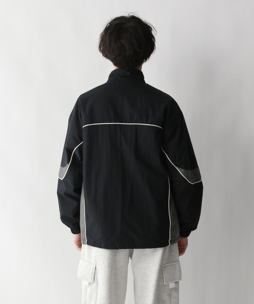 RAGEBLUE（レイジブルー）の「【Raidingmania】ナイロン/フリースゲームハーフジップ（スウェット・メンズ・グレー/ブラック・LARGE/MEDIUM）」の15枚目の写真