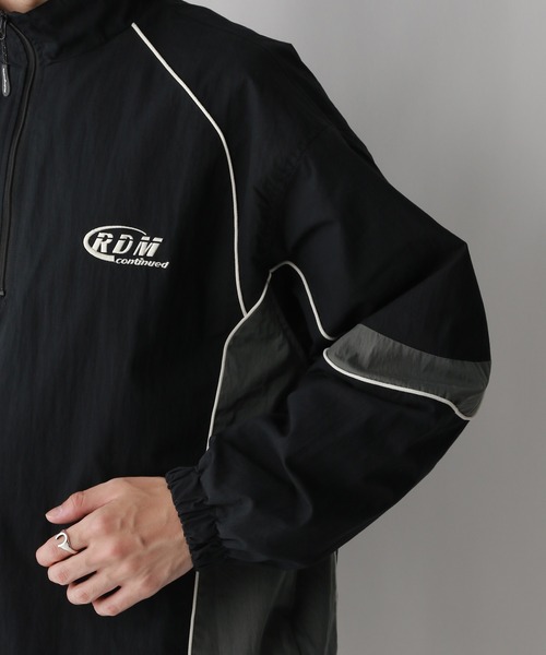 RAGEBLUE（レイジブルー）の「【Raidingmania】ナイロン/フリースゲームハーフジップ（スウェット・メンズ・グレー/ブラック・LARGE/MEDIUM）」の17枚目の写真