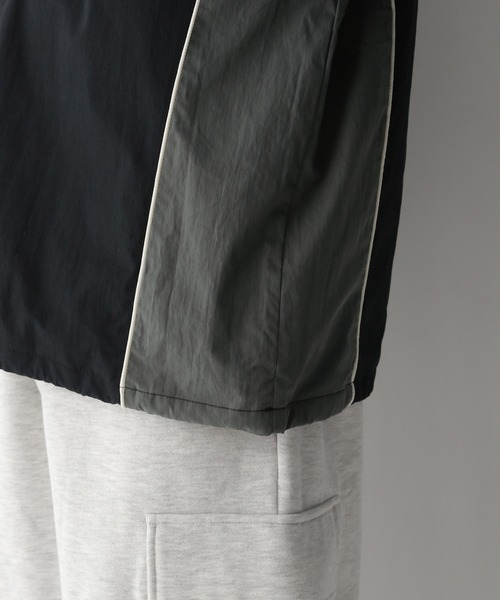 RAGEBLUE（レイジブルー）の「【Raidingmania】ナイロン/フリースゲームハーフジップ（スウェット・メンズ・グレー/ブラック・LARGE/MEDIUM）」の18枚目の写真