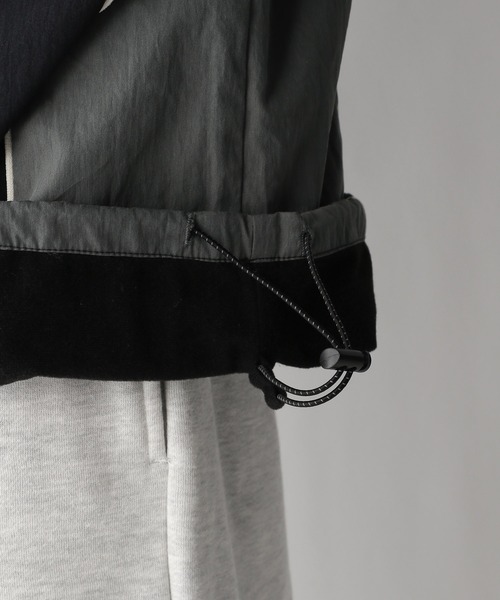 RAGEBLUE（レイジブルー）の「【Raidingmania】ナイロン/フリースゲームハーフジップ（スウェット・メンズ・グレー/ブラック・LARGE/MEDIUM）」の21枚目の写真