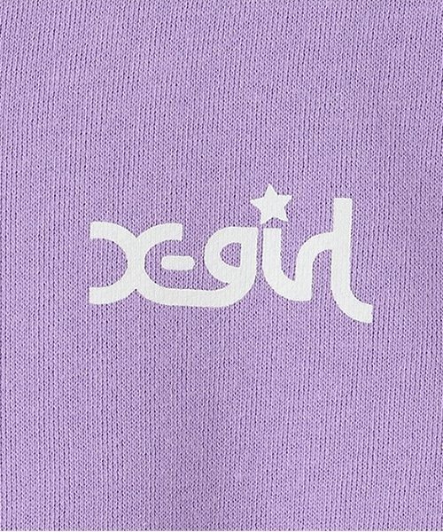 X-girl Stages（エックスガールステージス）の「バックミルズロゴジップパーカー（Tシャツ/カットソー・キッズ・ブラック/アイボリー/ラベンダー・80ｃｍ/90cm/100cm/110cm/120cm/130cm/140cm）」の8枚目の写真