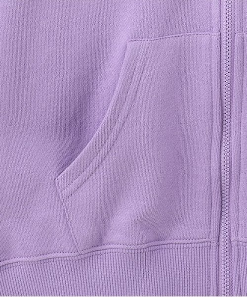 X-girl Stages（エックスガールステージス）の「バックミルズロゴジップパーカー（Tシャツ/カットソー・キッズ・ブラック/アイボリー/ラベンダー・80ｃｍ/90cm/100cm/110cm/120cm/130cm/140cm）」の9枚目の写真