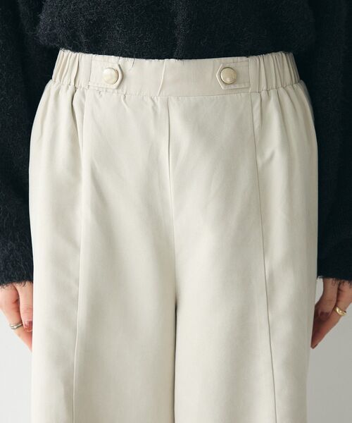 CRAFT STANDARD BOUTIQUE（クラフトスタンダードブティック）の「ピーチパネルワイドパンツ（その他パンツ・レディース・インディゴブルー/チャコールグレー/アイボリー・FREE）」の8枚目の写真