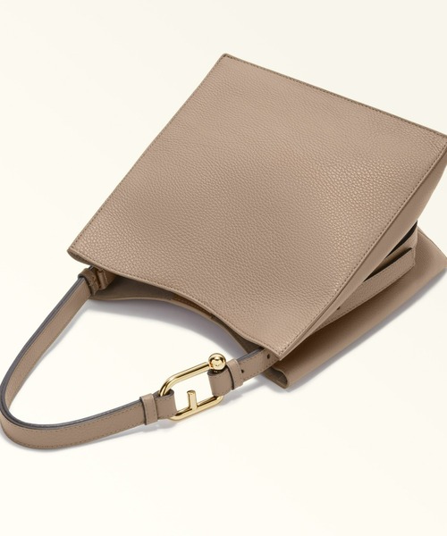 FURLA(フルラ)の「フルラ ヌヴォラ バケットバッグ S(ショルダーバッグ・レディース・ブラック/ダークグレー/チャコールグレー/ブラウン・ONE SIZE)」の15枚目の写真