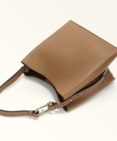 FURLA(フルラ)の「フルラ ヌヴォラ バケットバッグ S(ショルダーバッグ・レディース・ブラック/ダークグレー/チャコールグレー/ブラウン・ONE SIZE)」の19枚目の写真