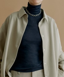 【kiehtova】/SHEER LONG TURTLE TOPS/シアー ロング タートル トップス