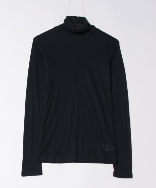 kiehtova（キエトヴァ）の「【kiehtova】/SHEER LONG TURTLE TOPS/シアー ロング タートル トップス（Tシャツ/カットソー・レディース・ブラック/ネイビー・FREE）」の12枚目の写真