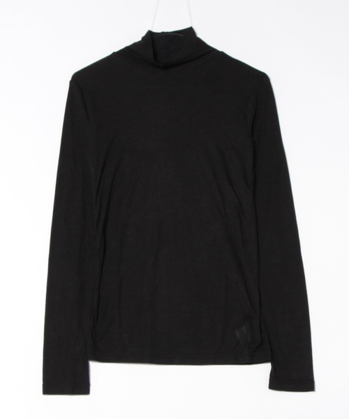 kiehtova（キエトヴァ）の「【kiehtova】/SHEER LONG TURTLE TOPS/シアー ロング タートル トップス（Tシャツ/カットソー・レディース・ブラック/ネイビー・FREE）」の11枚目の写真