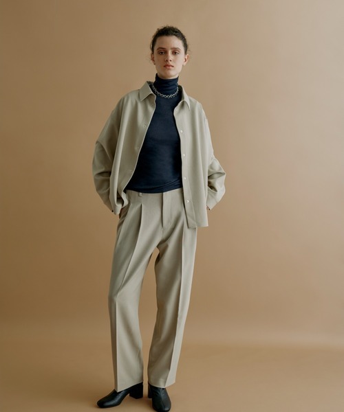 kiehtova（キエトヴァ）の「【kiehtova】/SHEER LONG TURTLE TOPS/シアー ロング タートル トップス（Tシャツ/カットソー・レディース・ブラック/ネイビー・FREE）」の9枚目の写真