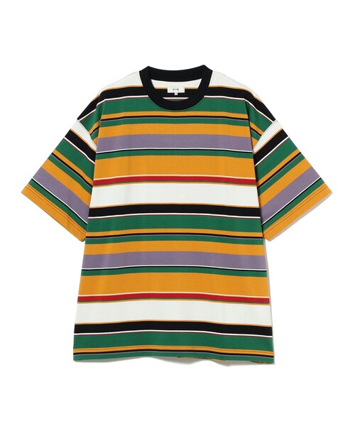 BEAMS（ビームス）の「BEAMS / マルチボーダー Tシャツ（Tシャツ/カットソー・メンズ・イエロー/ライトグレー/ネイビー・XL/L/M/S）」の18枚目の写真