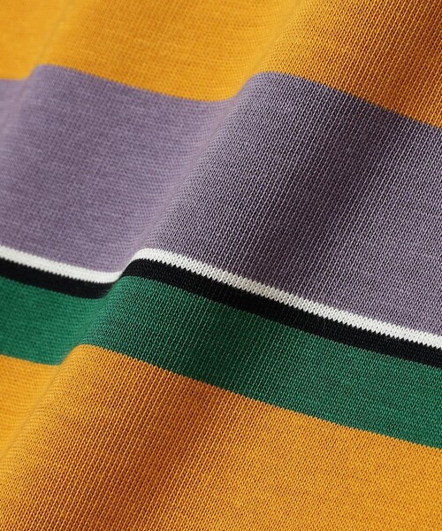 BEAMS（ビームス）の「BEAMS / マルチボーダー Tシャツ（Tシャツ/カットソー・メンズ・イエロー/ライトグレー/ネイビー・XL/L/M/S）」の14枚目の写真
