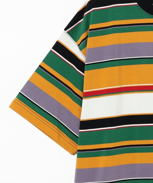 BEAMS（ビームス）の「BEAMS / マルチボーダー Tシャツ（Tシャツ/カットソー・メンズ・イエロー/ライトグレー/ネイビー・XL/L/M/S）」の13枚目の写真