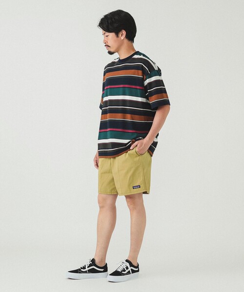 BEAMS（ビームス）の「BEAMS / マルチボーダー Tシャツ（Tシャツ/カットソー・メンズ・イエロー/ライトグレー/ネイビー・XL/L/M/S）」の11枚目の写真