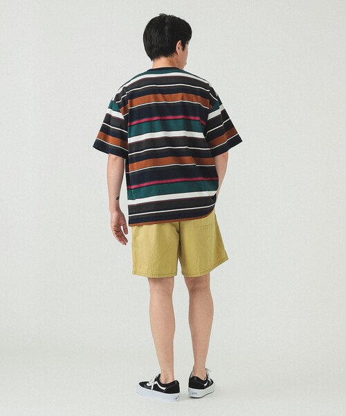 BEAMS（ビームス）の「BEAMS / マルチボーダー Tシャツ（Tシャツ/カットソー・メンズ・イエロー/ライトグレー/ネイビー・XL/L/M/S）」の10枚目の写真