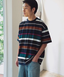 BEAMS / マルチボーダー Tシャツ