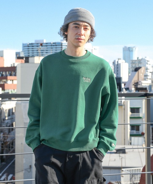 BAYFLOW（ベイフロー）の「【裏起毛】CITYLIFEスウェット（スウェット・メンズ・グリーン/ブラック/グレー/ブルー・MEDIUM/LARGE）」の13枚目の写真