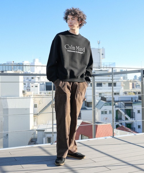 BAYFLOW（ベイフロー）の「【裏起毛】CITYLIFEスウェット（スウェット・メンズ・グリーン/ブラック/グレー/ブルー・MEDIUM/LARGE）」の9枚目の写真