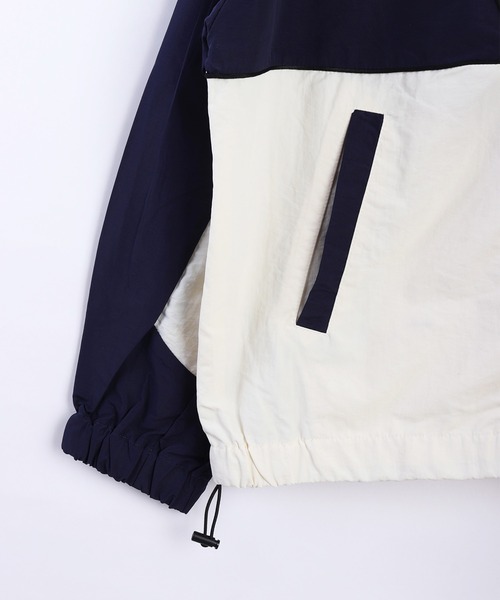 WESTSEA（ウエストシー）の「レトロテイスト バイカラー切替 トラックジャケット（ナイロンジャケット・メンズ・ワイン/ブラック/オフホワイト・M/L）」の13枚目の写真