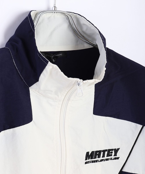 WESTSEA（ウエストシー）の「レトロテイスト バイカラー切替 トラックジャケット（ナイロンジャケット・メンズ・ワイン/ブラック/オフホワイト・M/L）」の10枚目の写真